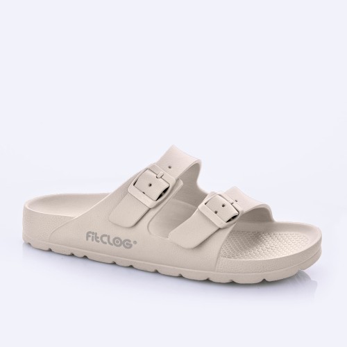Klapki damskie Fitclog Like beżowe