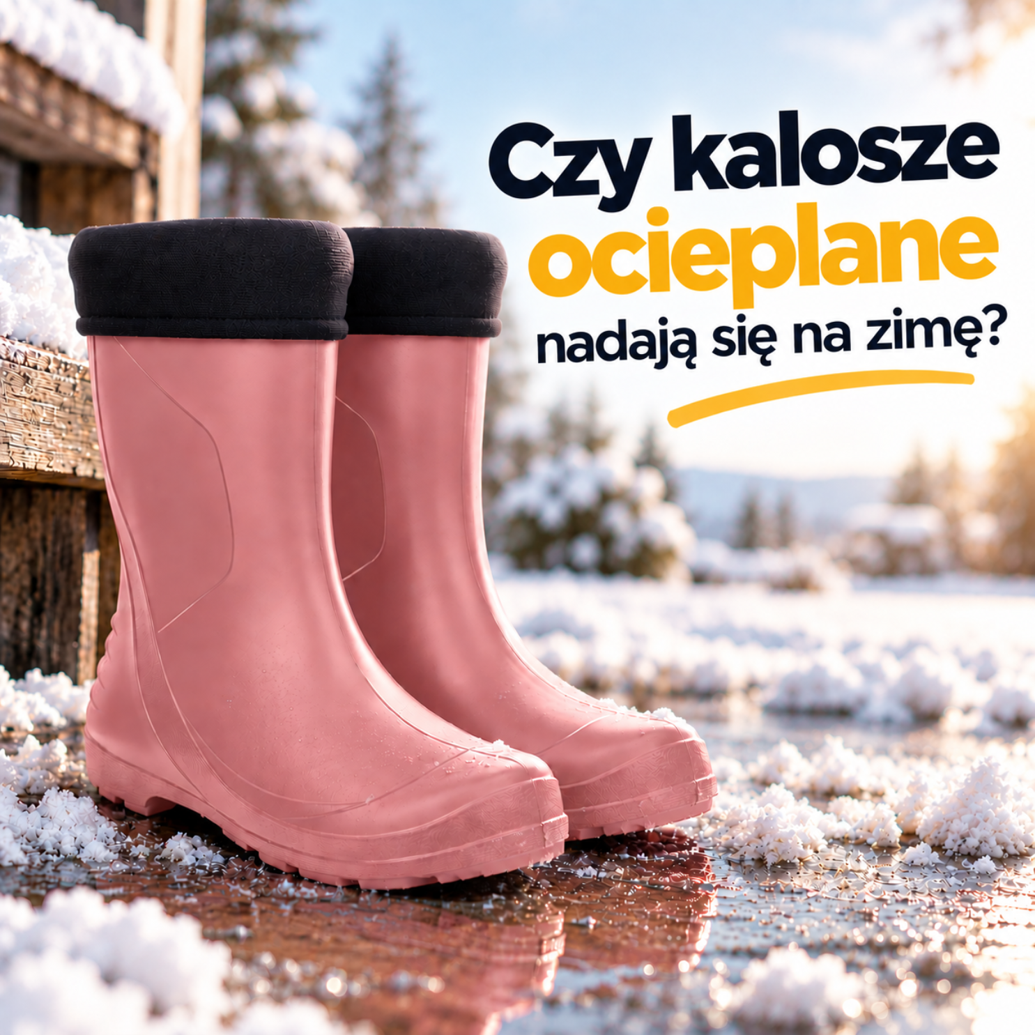 Czy kalosze ocieplane nadają się na zimę?